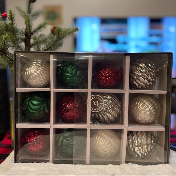 Martha Stewart Glass Ornaments
